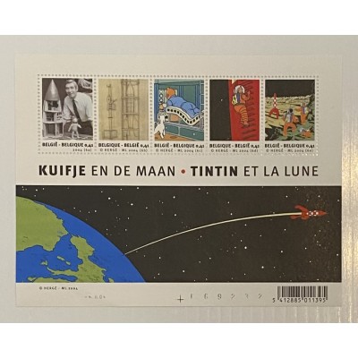 Timbre Tintin et la lune No 69232